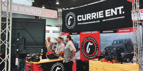 Marketing materials for trade shows The Currie Brand