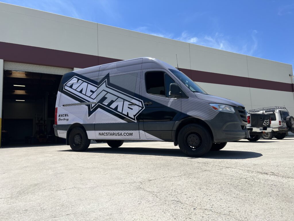 Branded and wraps sprinter van